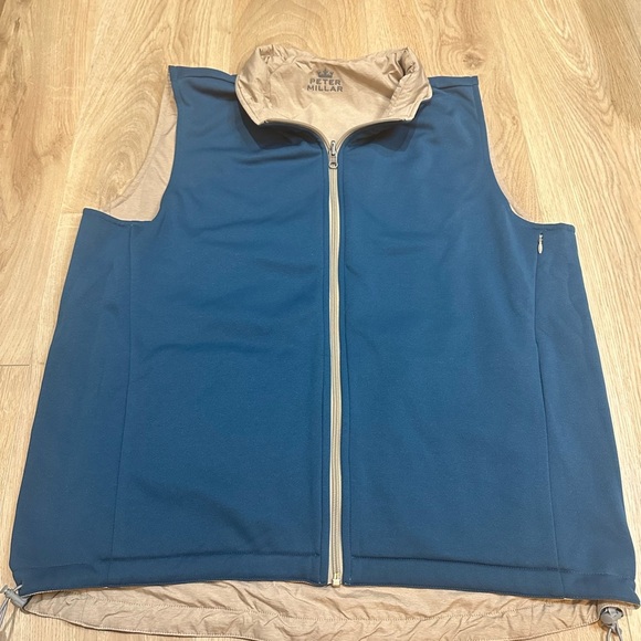 Peter Millar Size Large Crown Sport Performance Golf Vest Reversible Athletic - Picture 3 of 8
